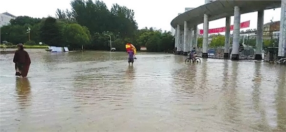 山東大暴雨，羅德移動泵車隨時待命