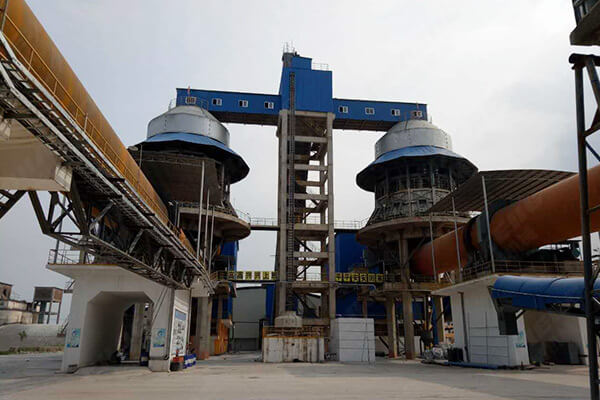 新鄉(xiāng)長(zhǎng)城機(jī)械為廣西客戶承建的年產(chǎn)40萬(wàn)噸石灰生產(chǎn)線